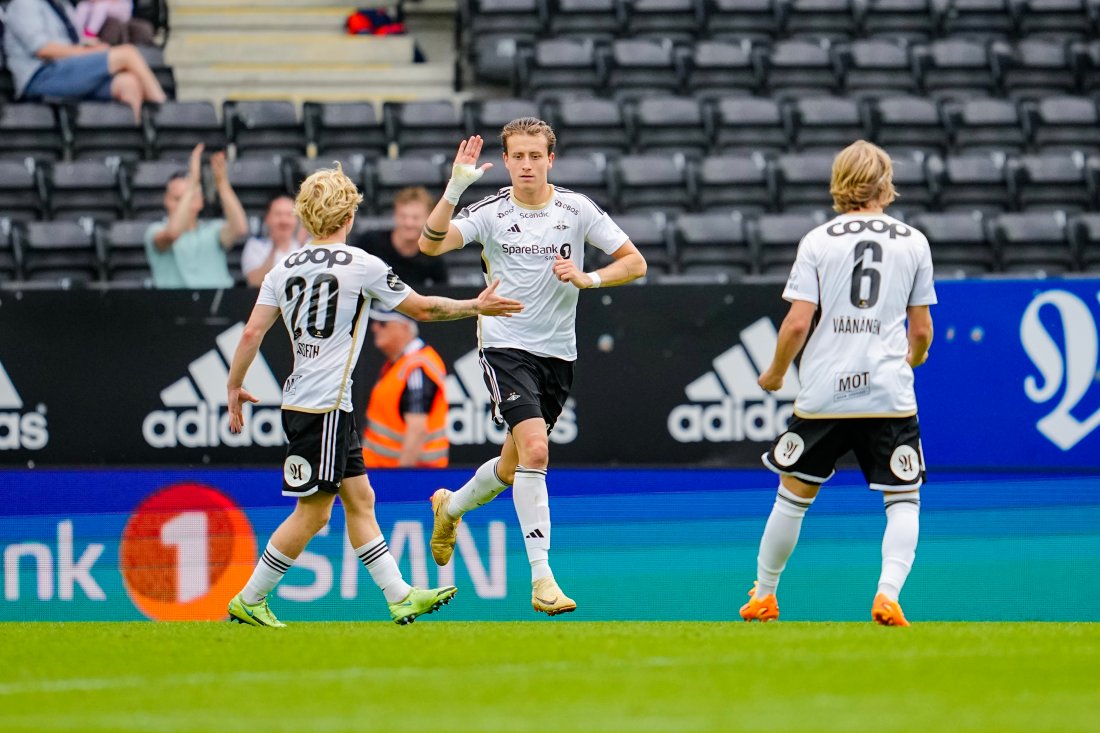 Ole Sæter var sikker fra krittmerket og satte inn 2-2! Foto: Ole Martin Wold / NTB