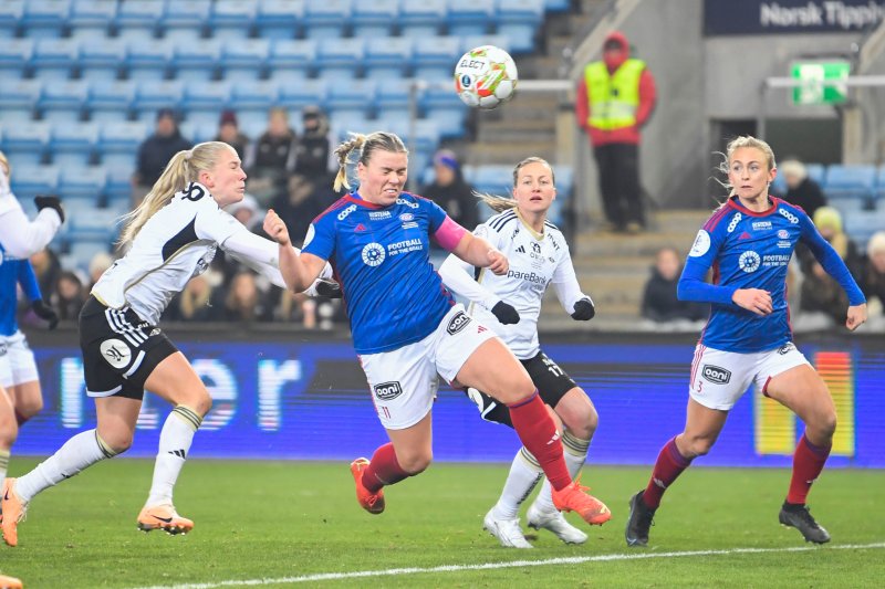 Kristine Minde i aksjon mot Vålerenga i cupfinalen. 