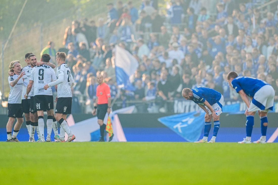 Rosenborg kunne feire for tre poeng mot rivalene Molde. 